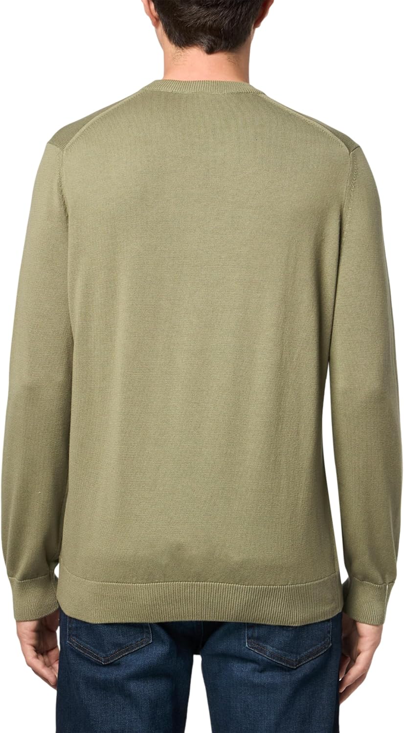 Lacoste мужской свитер с длинным рукавом и круглым вырезом, Regular Fit, Khaki — фото 2