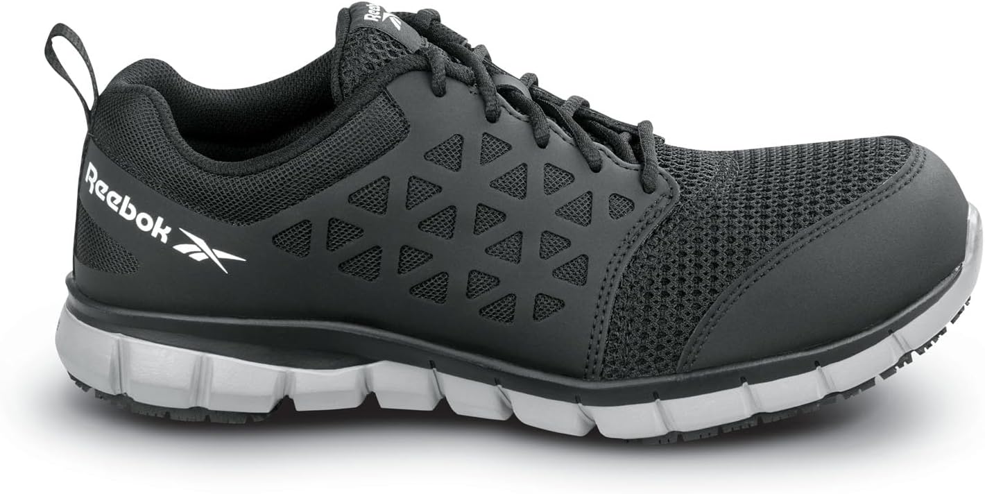 Мужские кроссовки Reebok Sublite Cushion Work MaxTrax с композитным носком SRO, черный — фото 3