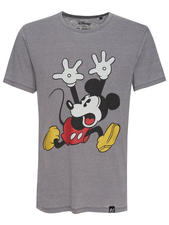 

Футболка Re:Covered T-Shirt Disney Mickey Mouse Panic, светло-серый