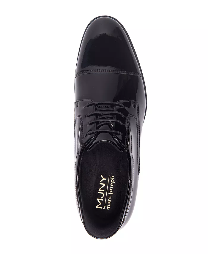 Baker Street технология Hands-Free Slip On кожаные оксфорды с мыском Marc Joseph New York, черный — фото 4