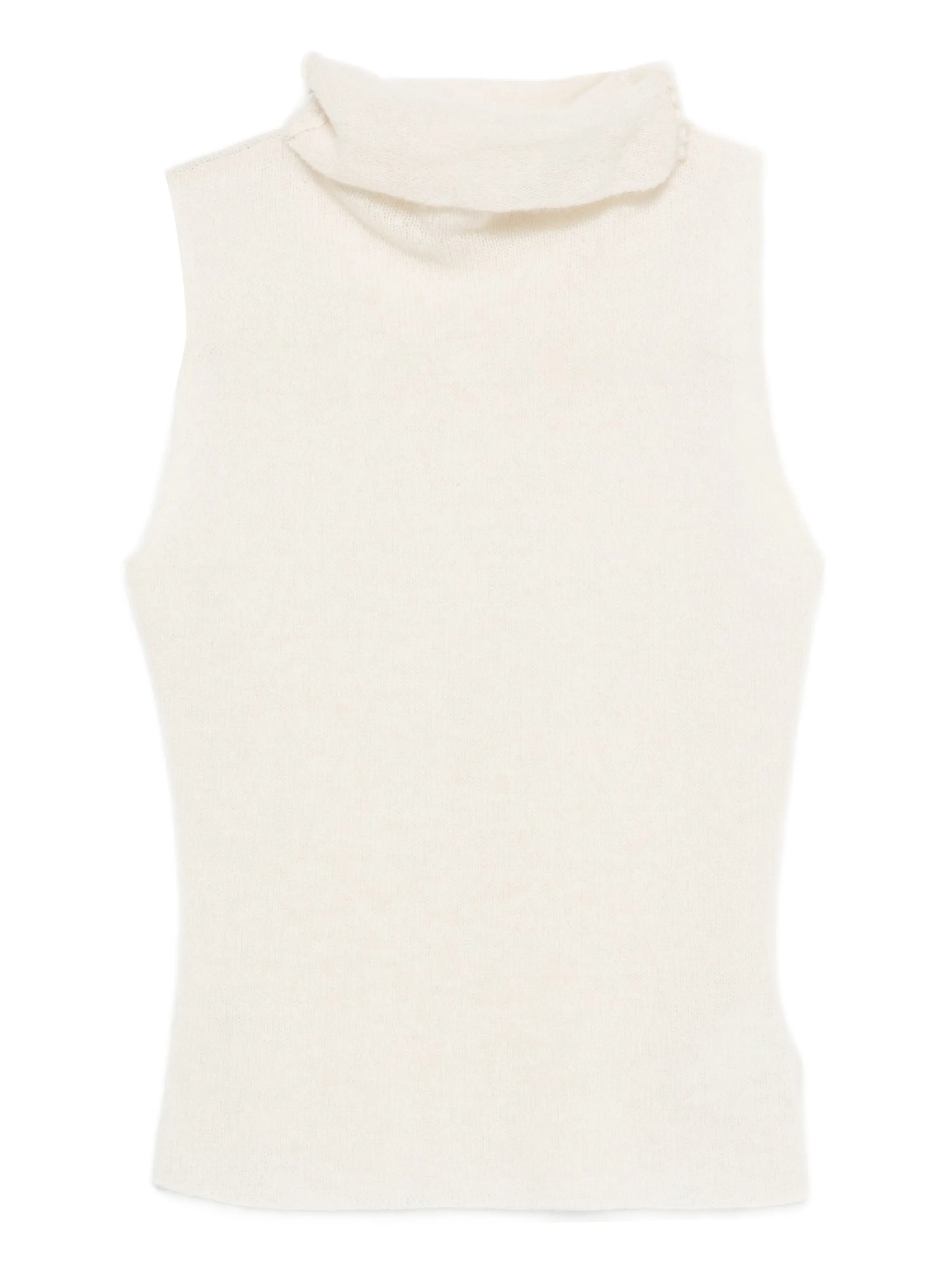 

Топ с высоким воротником Fedeli, кремовый