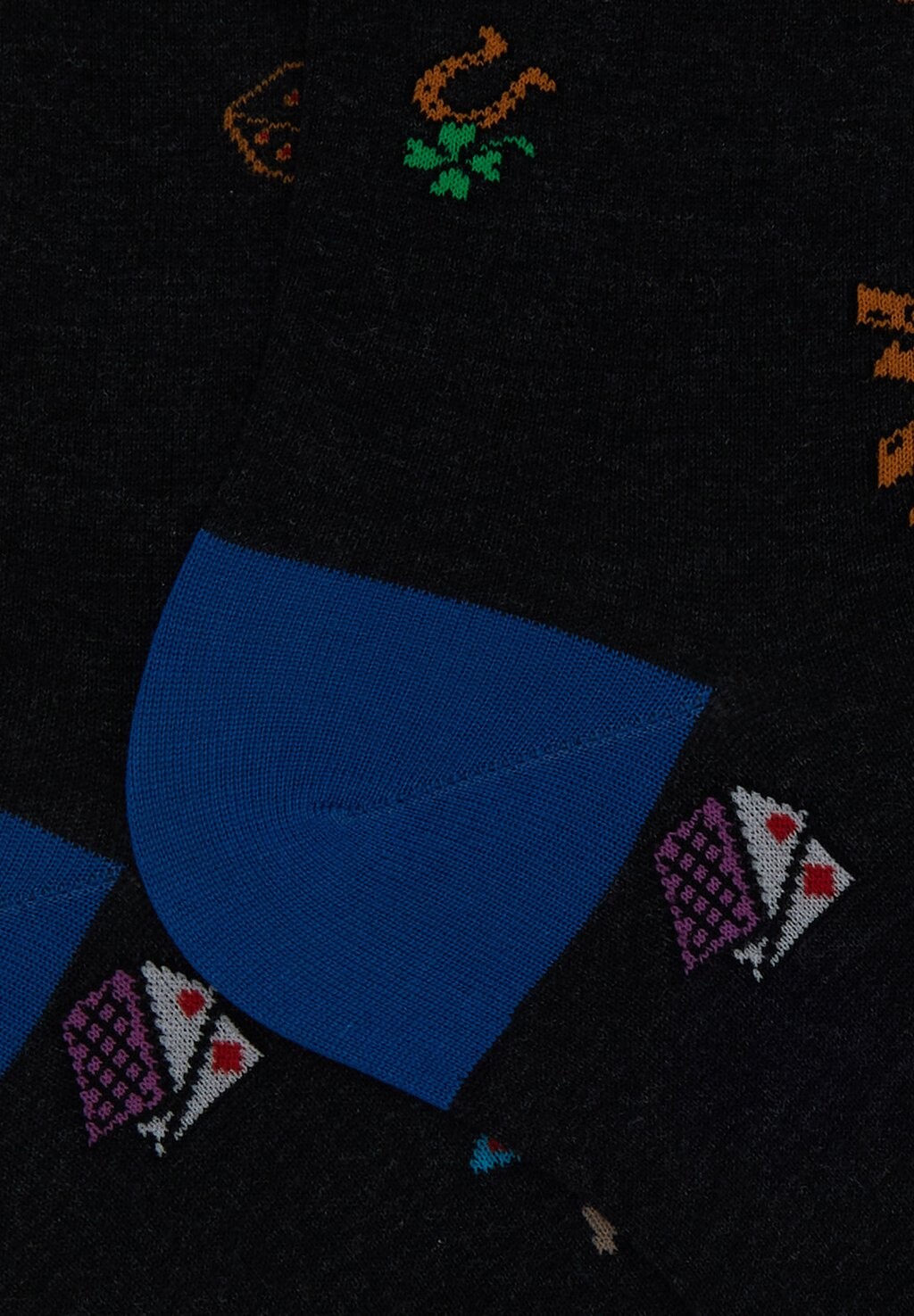 

Носки WITH CARD AND DICE MOTIF Gallo, серый