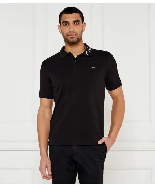 

Футболка поло Slim fit Calvin Klein, черный
