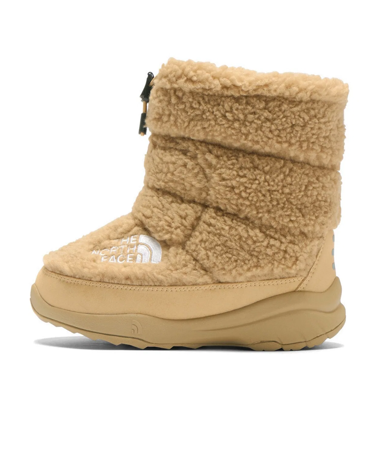 Зимние ботинки для детей The North Face Nuptse Bootie VII флис, коричневый
