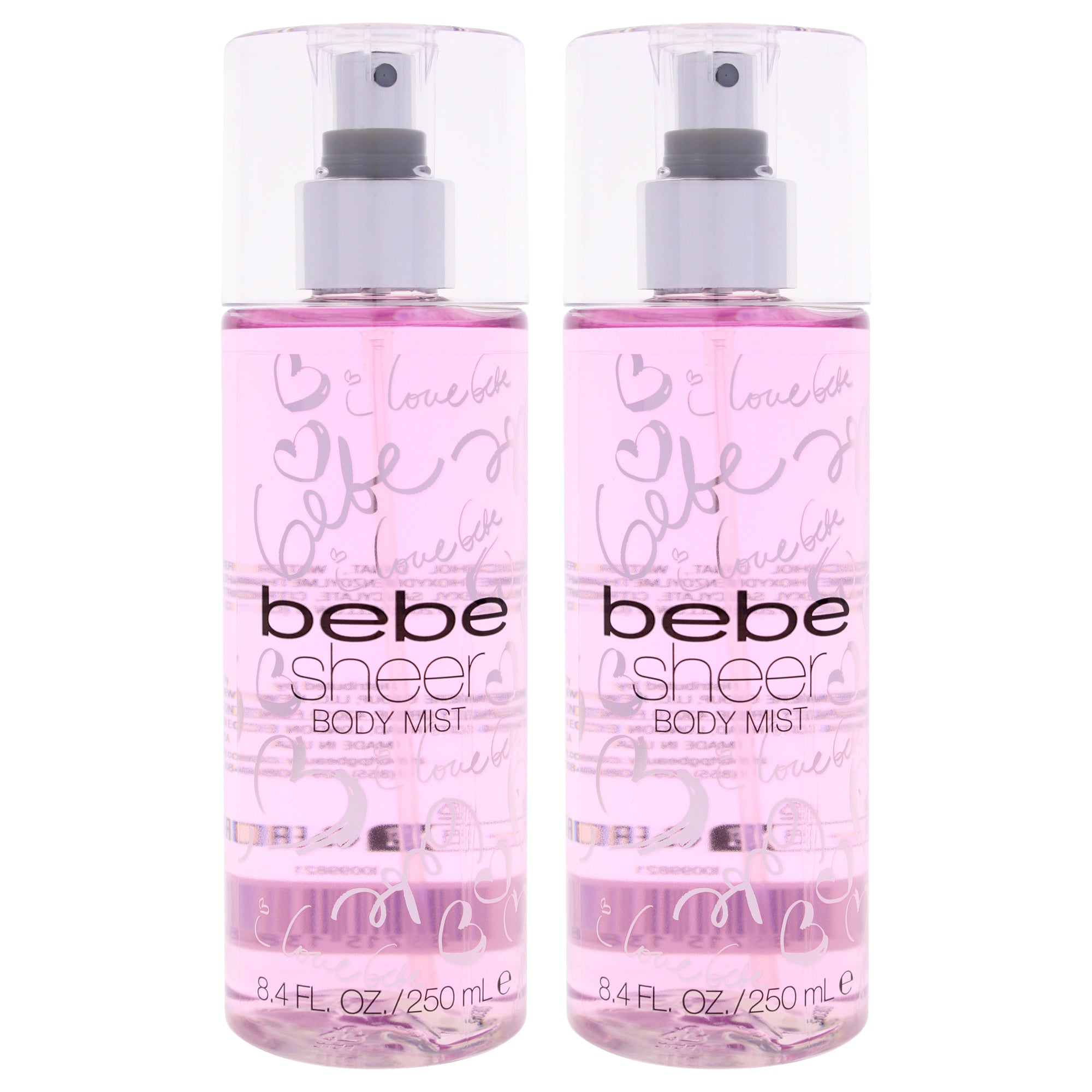 

Bebe Sheer от Bebe для женщин - Спрей для тела 8,4 унции - Набор из 2 штук, 8,4 унции