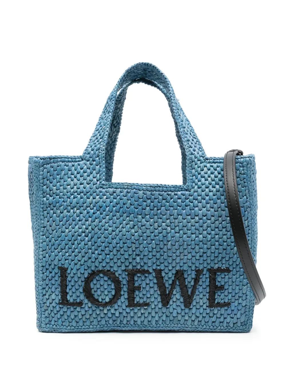 

Маленькая сумка-тоут Loewe Font, синий