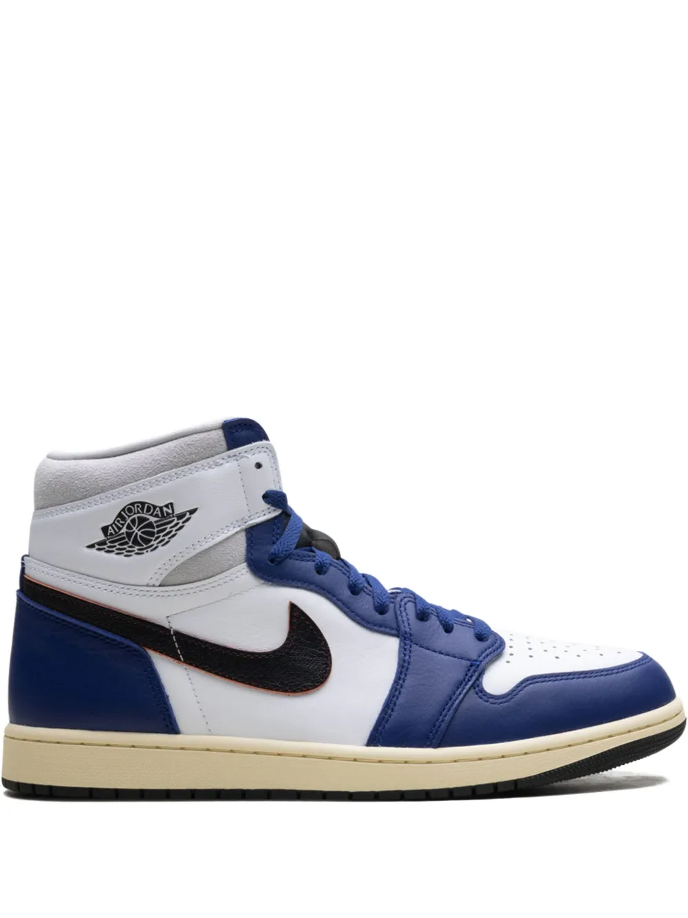 Кроссовки Air Jordan 1 Retro High OG Rare Air - Deep Royal Blue, белый