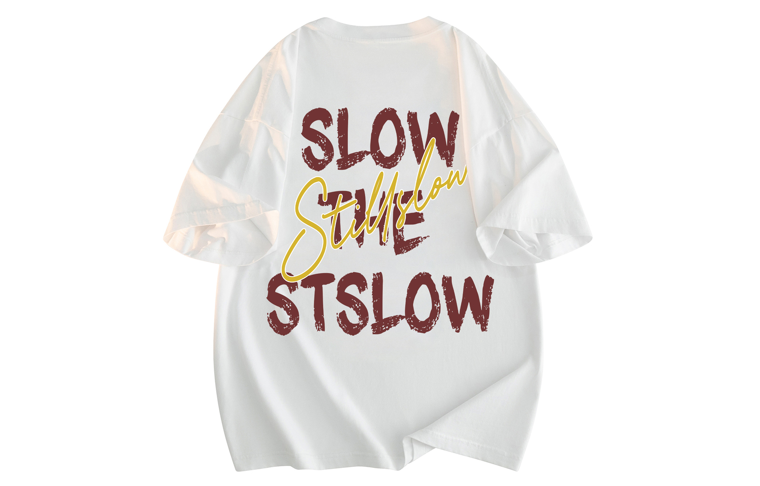 

Футболки унисекс Stillslow, белый+черный (2 шт)