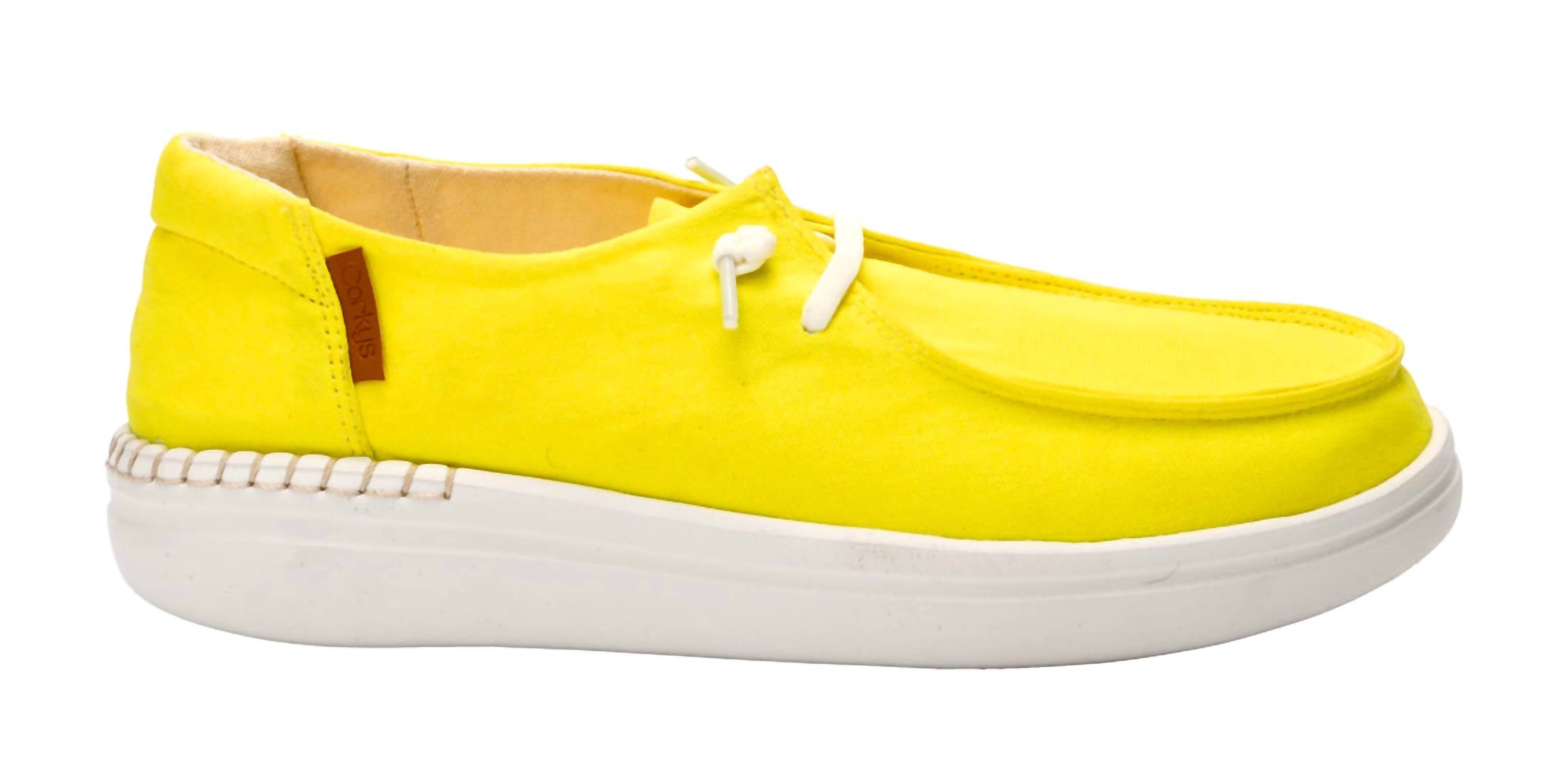 Женские мюли Kayak 2 неоново-желтые Corkys Footwear — фото 2