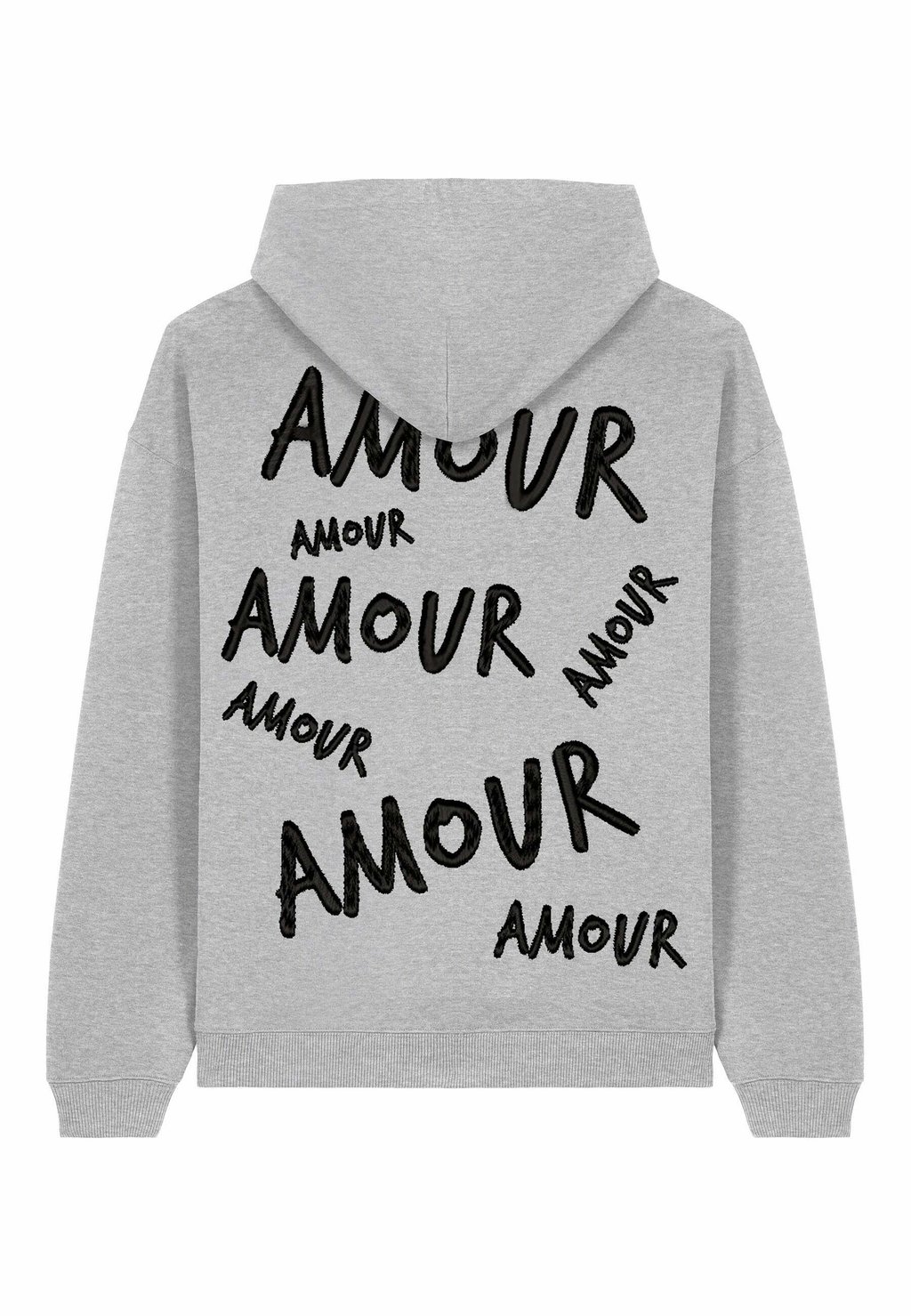 

Толстовка AMOUR BACK PRINT - Hoodie Mira Paris, пятнистый серый