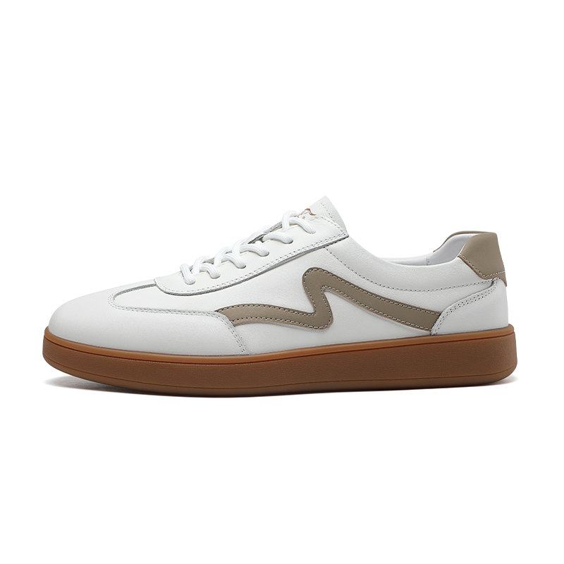 

Низкие кроссовки для скейтбординга, мужские, HD SEPTWOLVES, White/Khaki