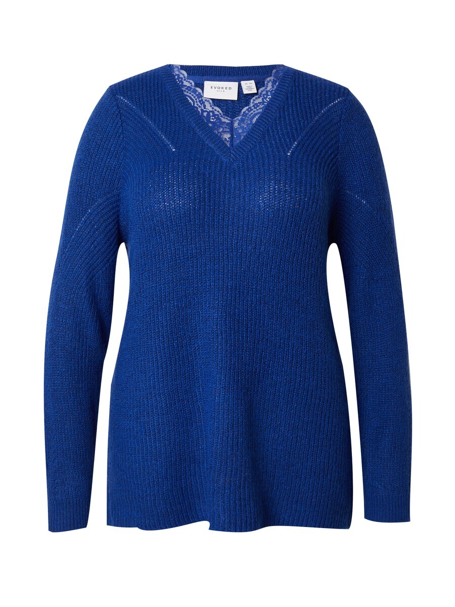 

Тонкий вязаный свитер EVOKED Sweater VIGlacy, королевский синий