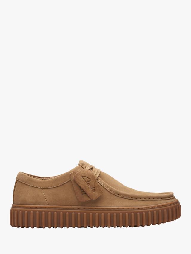 

Замшевые мокасины torhill lo Clarks, песочный