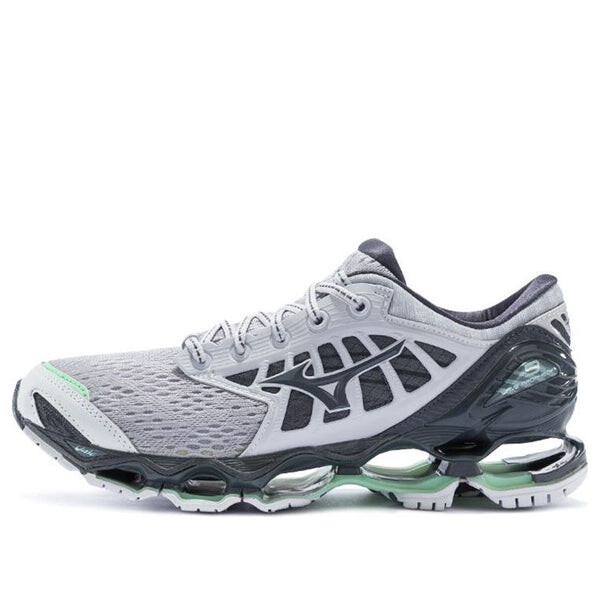 Кроссовки prophecy 9 grey black Mizuno, серый