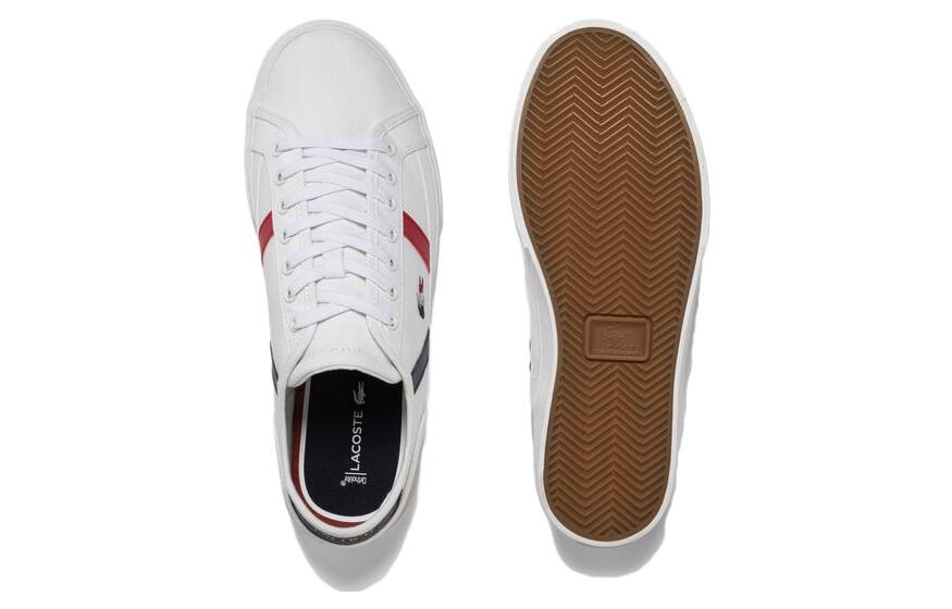 Мужская обувь для скейтбординга LACOSTE, White/Navy/Red — фото 4