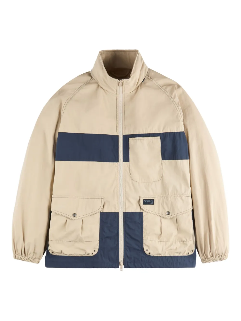 

Ветровка с накладным карманом Fay, нейтральный