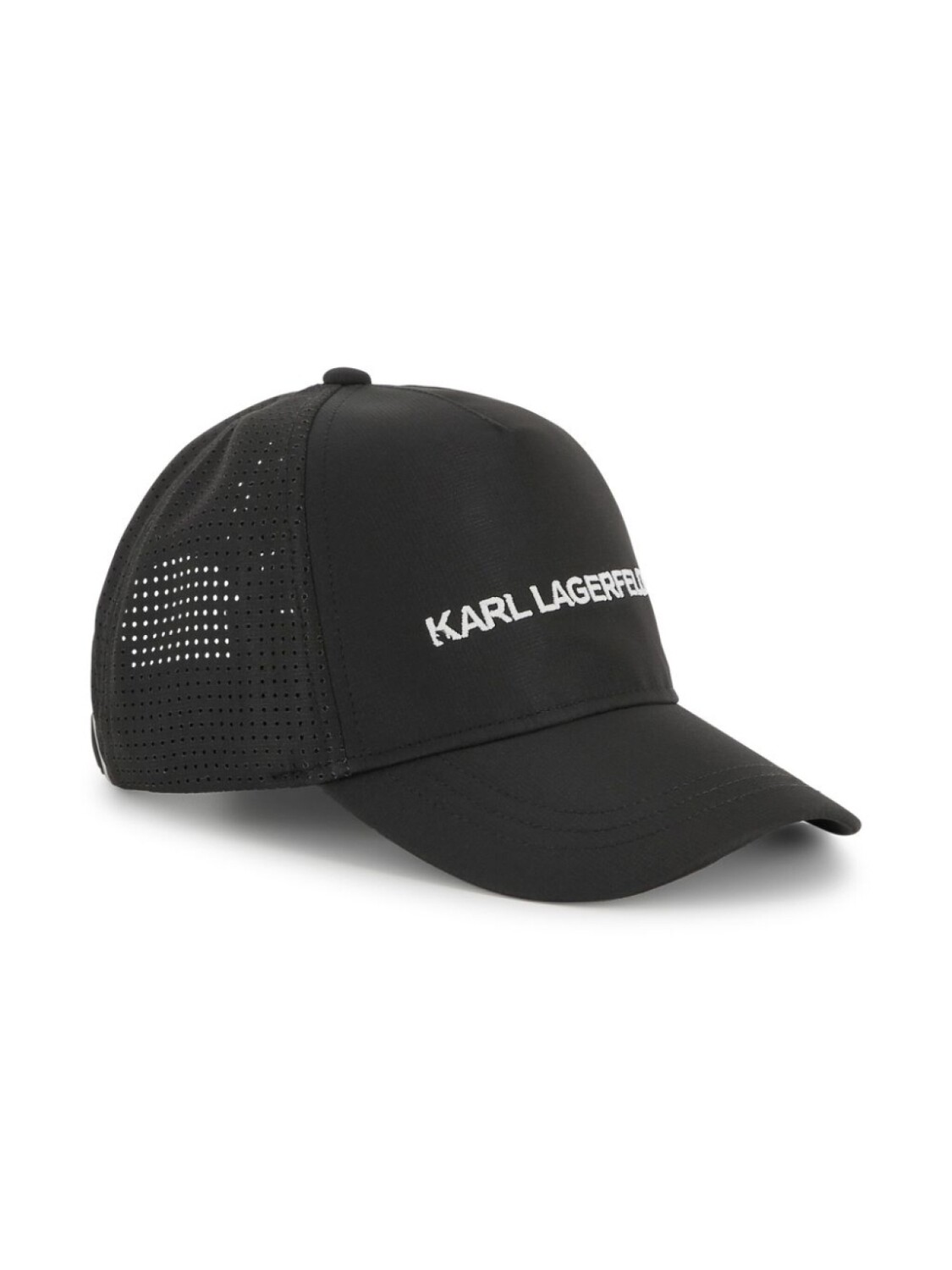 

Karl Lagerfeld Kids кепка с вышитым логотипом, черный