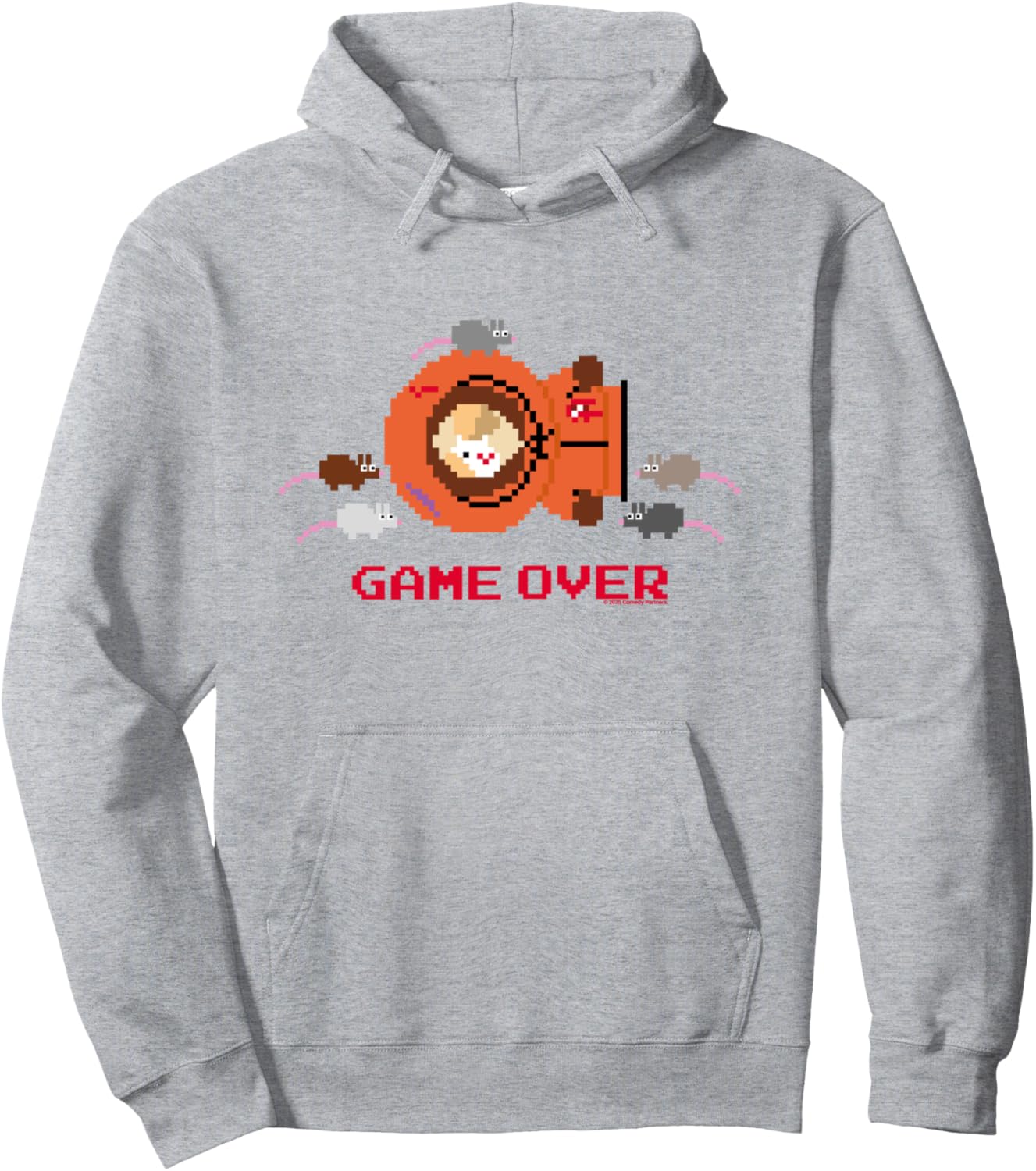 

Пиксельная толстовка South Park Kenny Dead Game Over, синяя, размер S