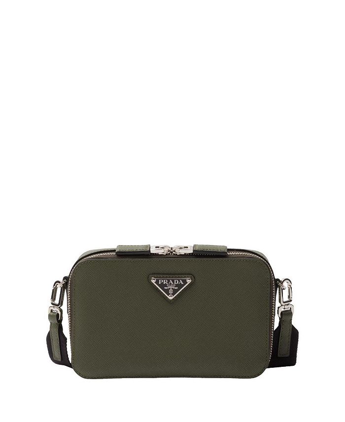 

Сумка Brique из кожи Saffiano Prada, зеленый