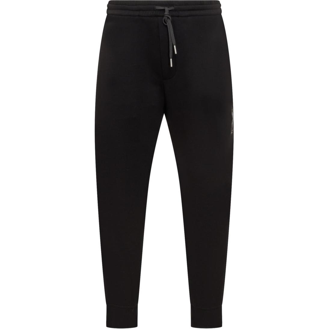 

EMPORIO ARMANI SS22 Трикотажные спортивные штаны мужские черные
