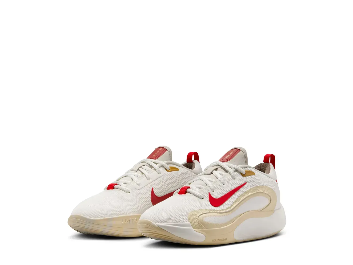 Баскетбольные кроссовки IsoFly - детские Nike, White/Red — фото 3