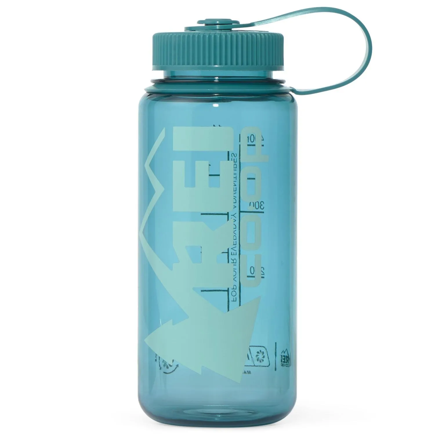 

Бутылка для воды Nalgene Sustain Logo с широким горлом объемом 16 унций REI Co-op, Cadet Blue