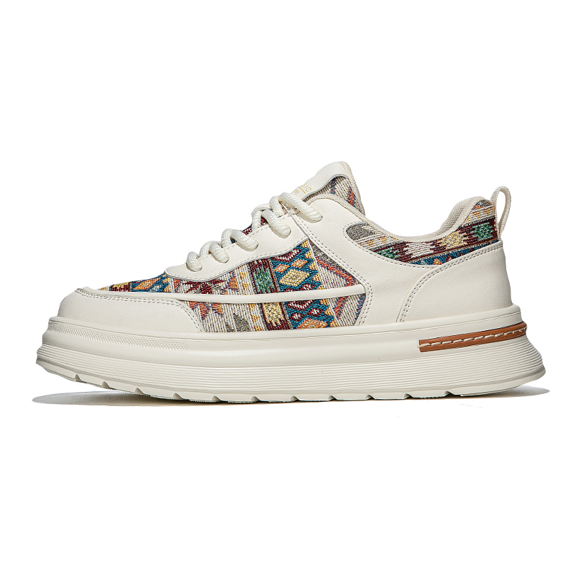 

Противоскользящие износостойкие низкие скейтерские кеды для мужчин Frank Mully, бежевый