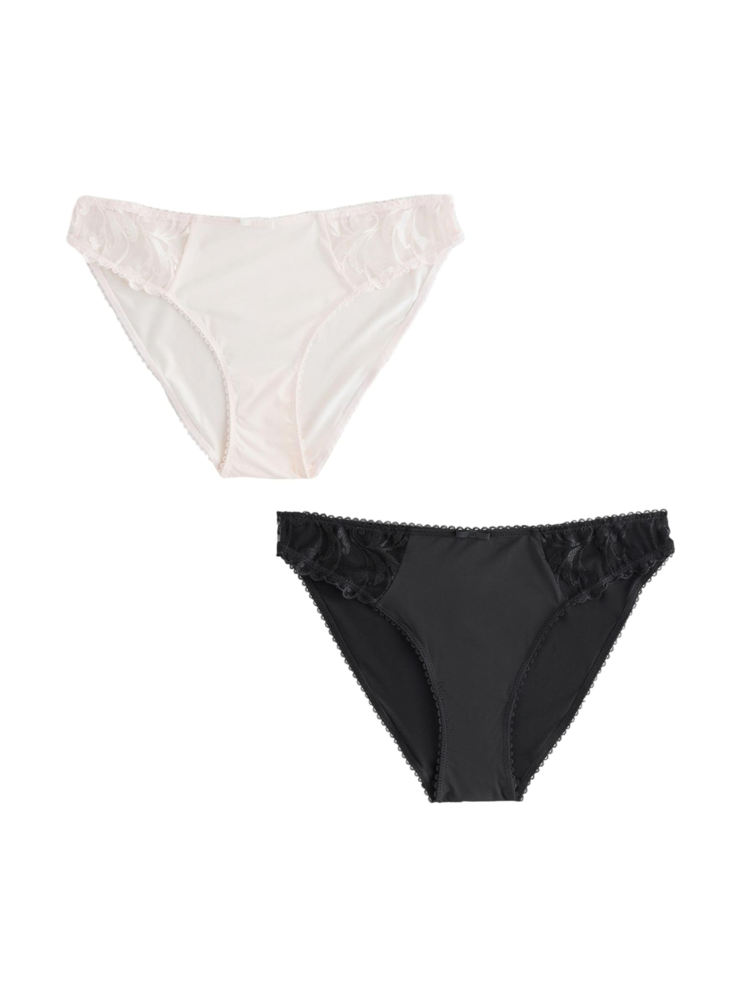 Next Трусики в цвете Black, Natural White