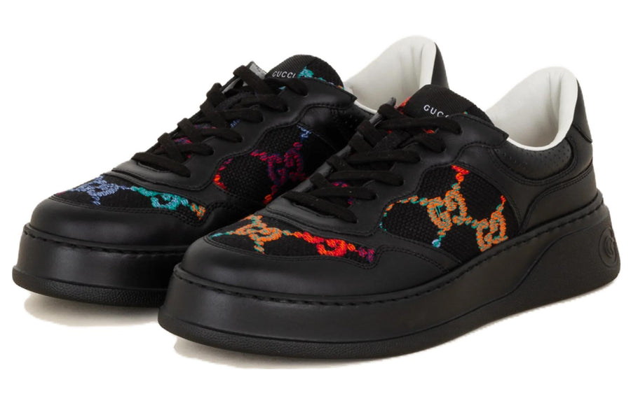 Кроссовки Gucci Chunky B GG Sneakers 'Black', черный — фото 2