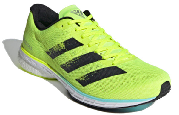 Кроссовки adizero adios 5 Adidas, желтый — фото 3