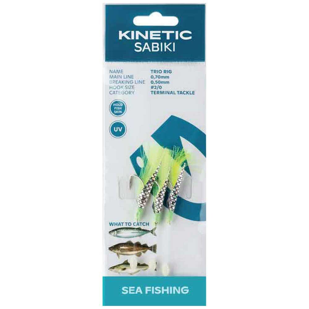 

Оснастки Kinetic Sabiki Trio, прозрачный
