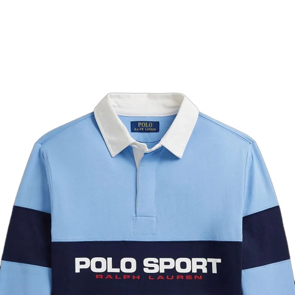 Поло Polo Ralph Lauren Classic Sport для детей, синий — фото 4