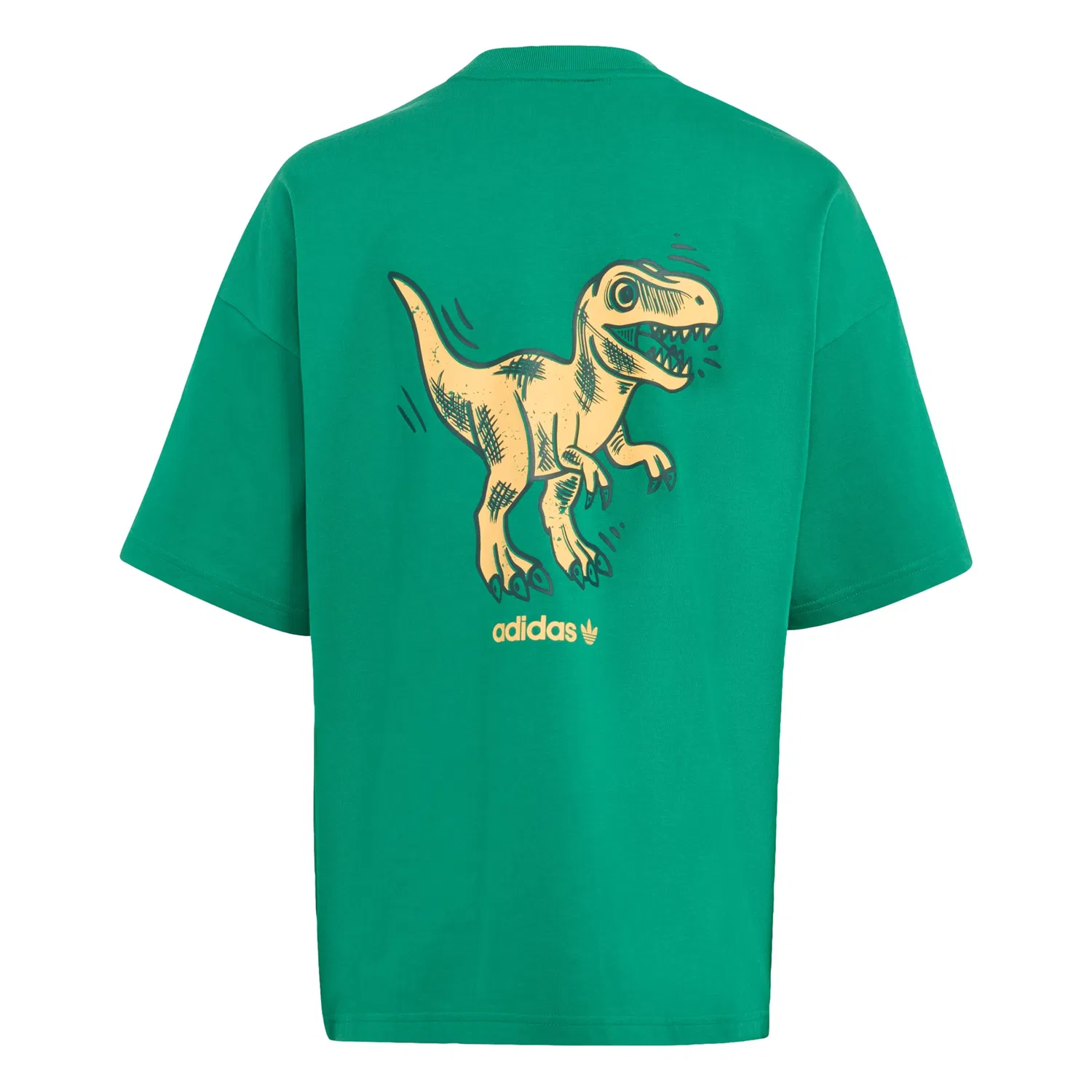 Футболка Adidas Originals Dino зеленого цвета — фото 2