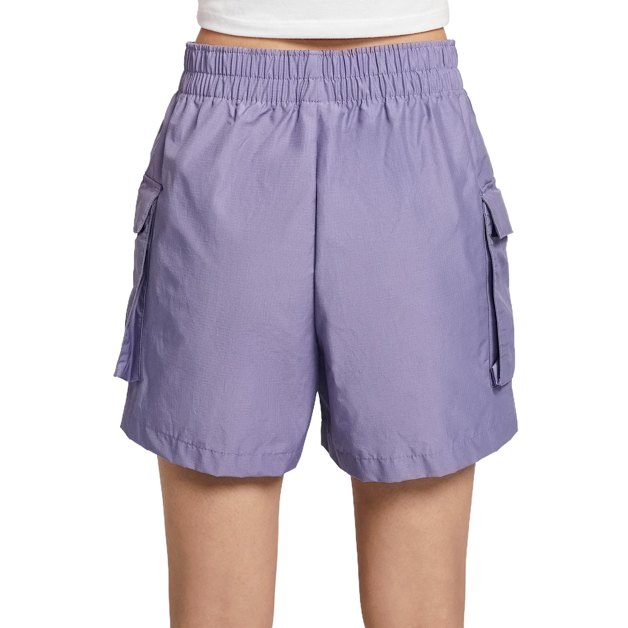 Nike Спортивные карго-шорты женские Soft Purple — фото 3