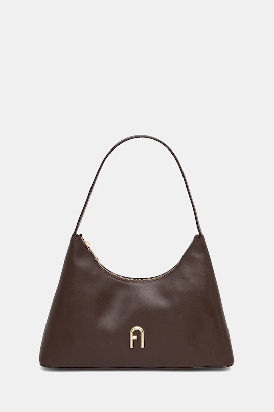 

Кожаная сумка Furla, коричневый
