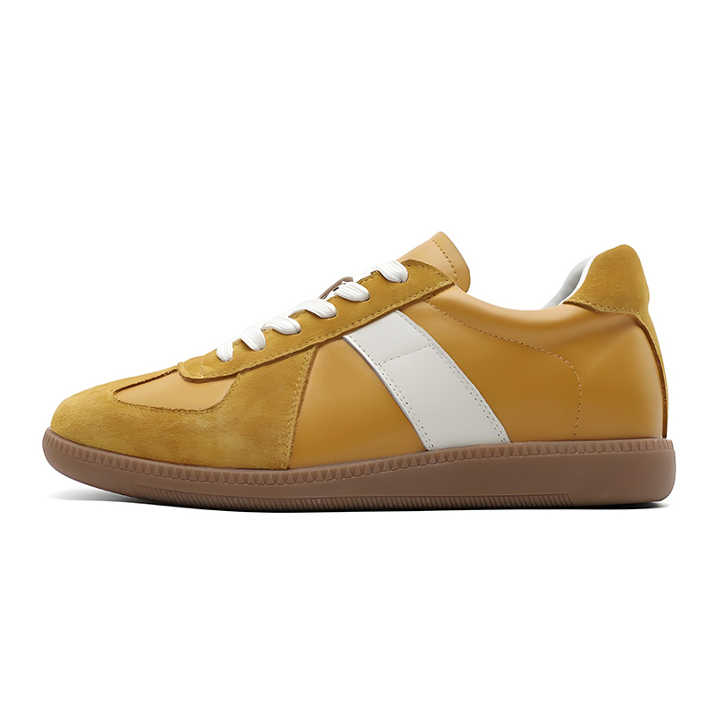 

Fun Worth Износостойкие легкие дышащие низкие кроссовки German Army Trainers унисекс желтые, цвет Yellow