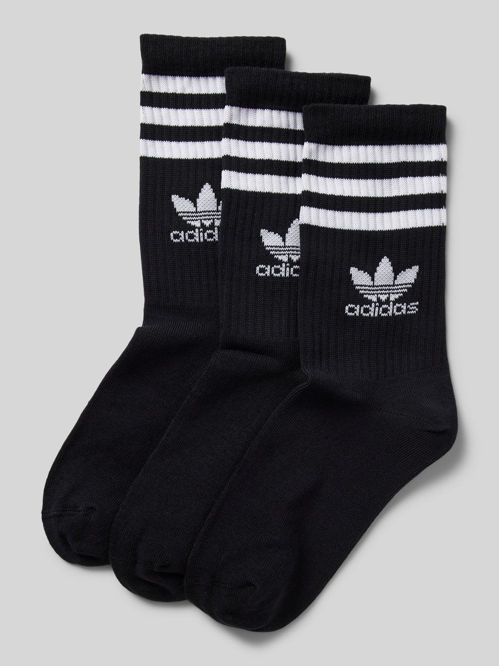 

Носки с этикеткой в ​​упаковке по 3 шт adidas Originals, черный
