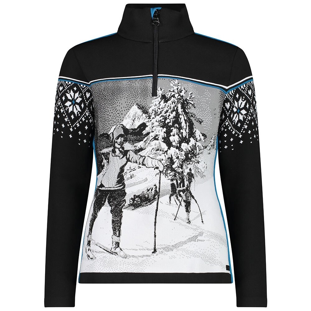 

Свитер CMP 7H96303 Crew Neck, черный
