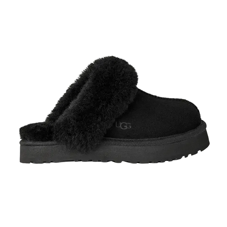 Тапочки UGG Disquette Slipper Kids, черный