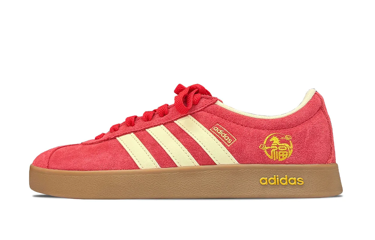 Adidas Vl Court Classic Blessing Arrives Cushioning Slip Resistant низкие кроссовки для скейтбординга unisex красные — фото 3