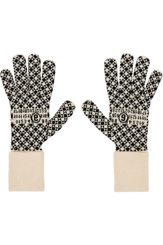 

Хлопковые перчатки Mm6 Maison Margiela, мультиколор