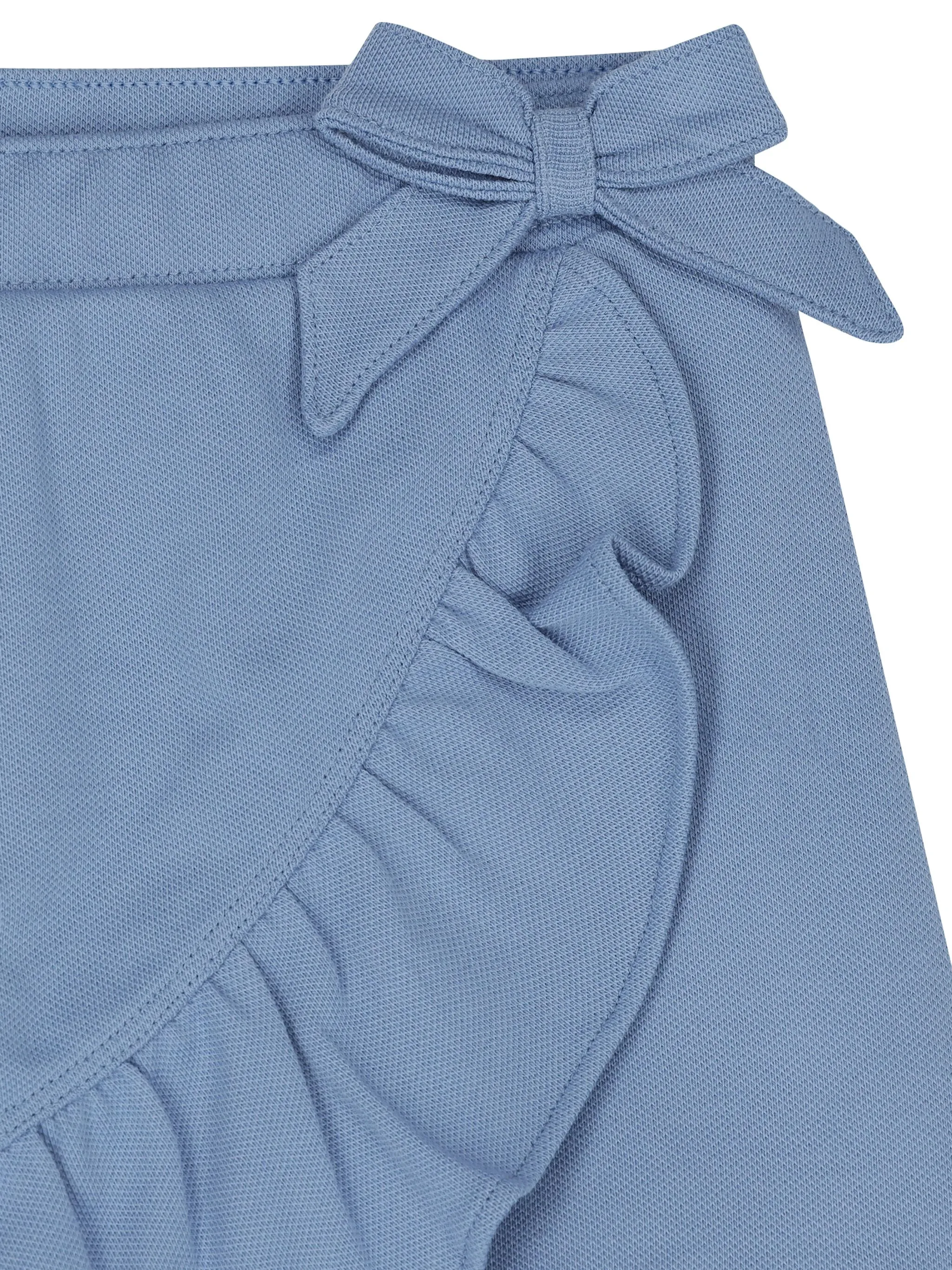 Юбка с оборками Polo Ralph Lauren Kids, синий — фото 3
