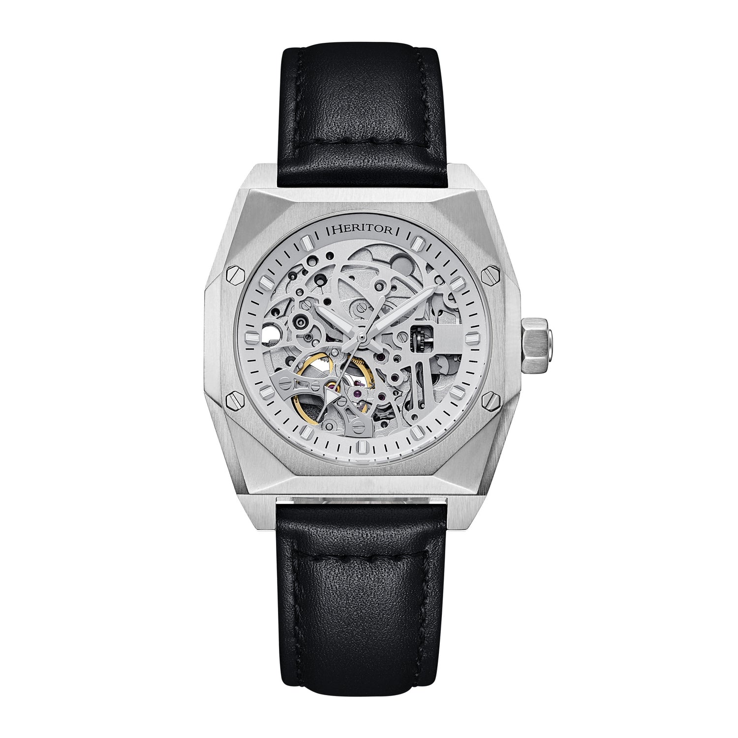 

Часы Elliott с кожаным ремешком Heritor Automatic, белый