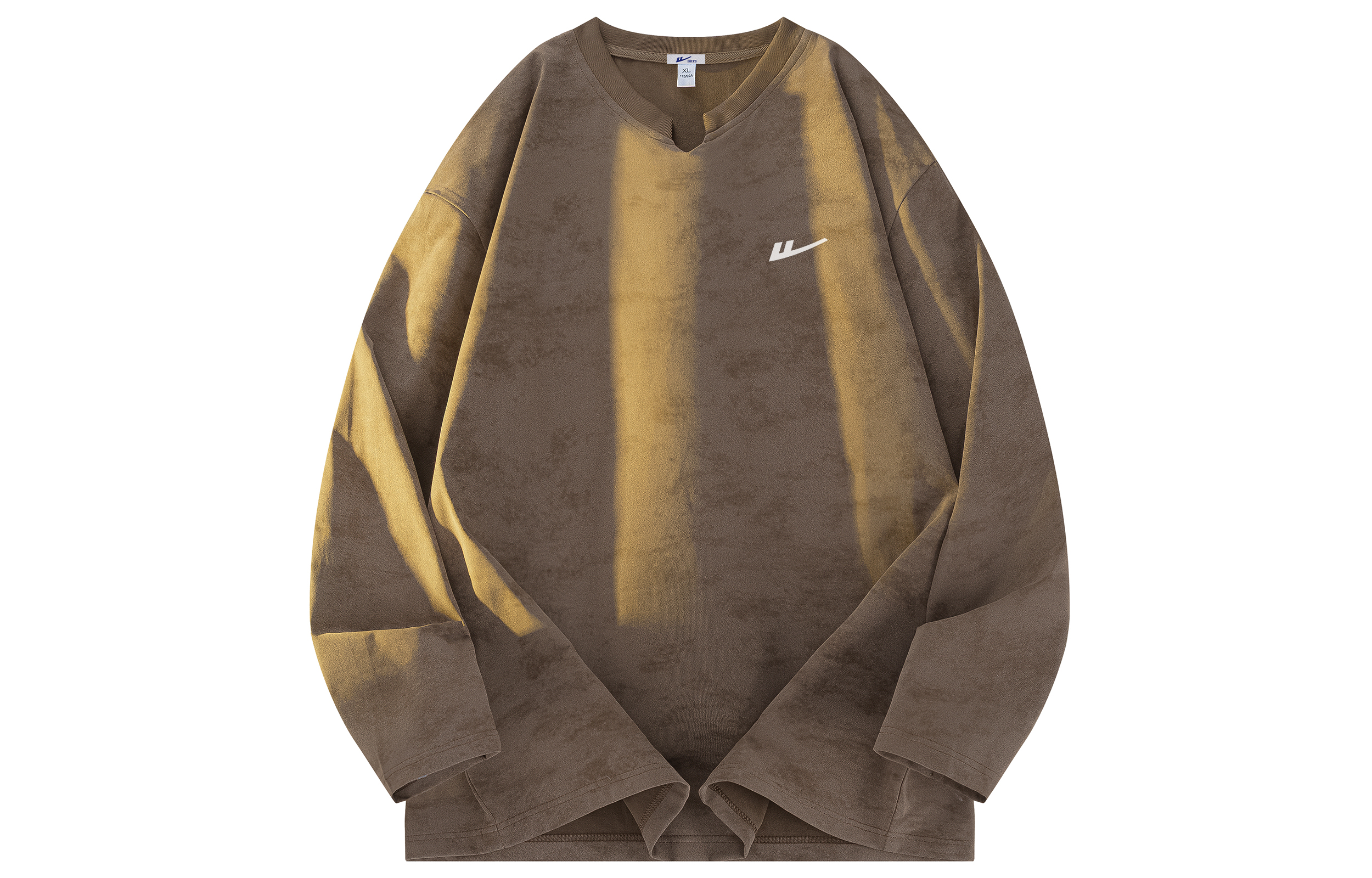 

Футболка женская Henry Collar Moderate Straight Fit WARRIOR, coffee[free diy brand merchandise]