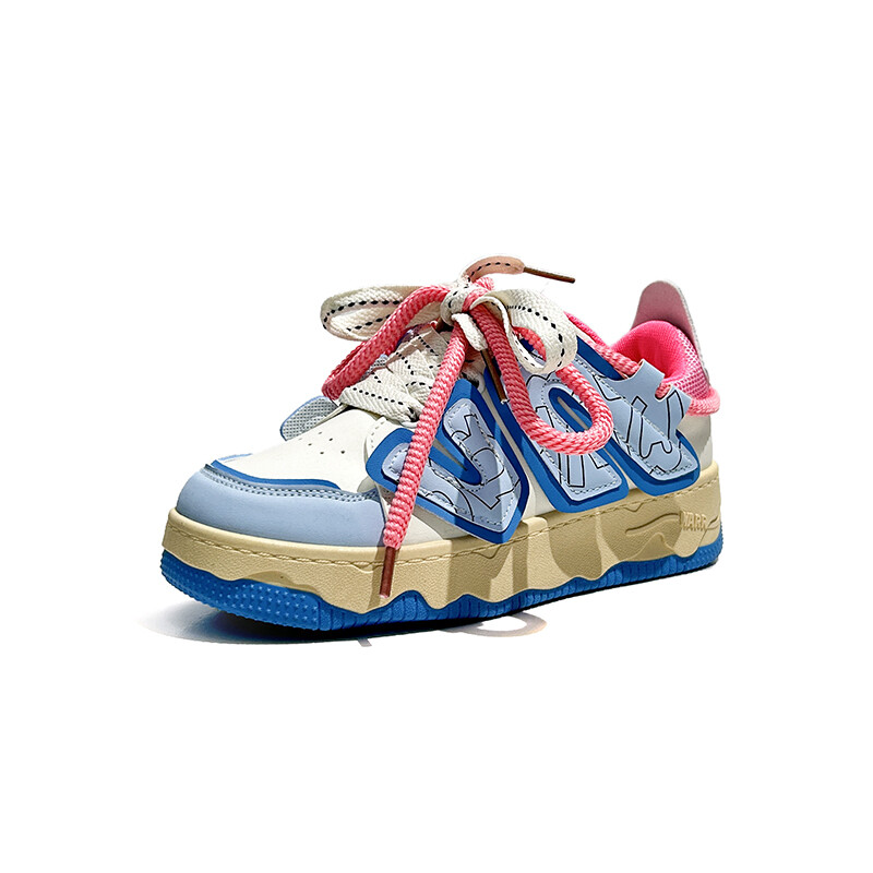 

Кроссовки AAA SINCE 1955 Skateboarding Shoes Women's Low-top, синий/розовый