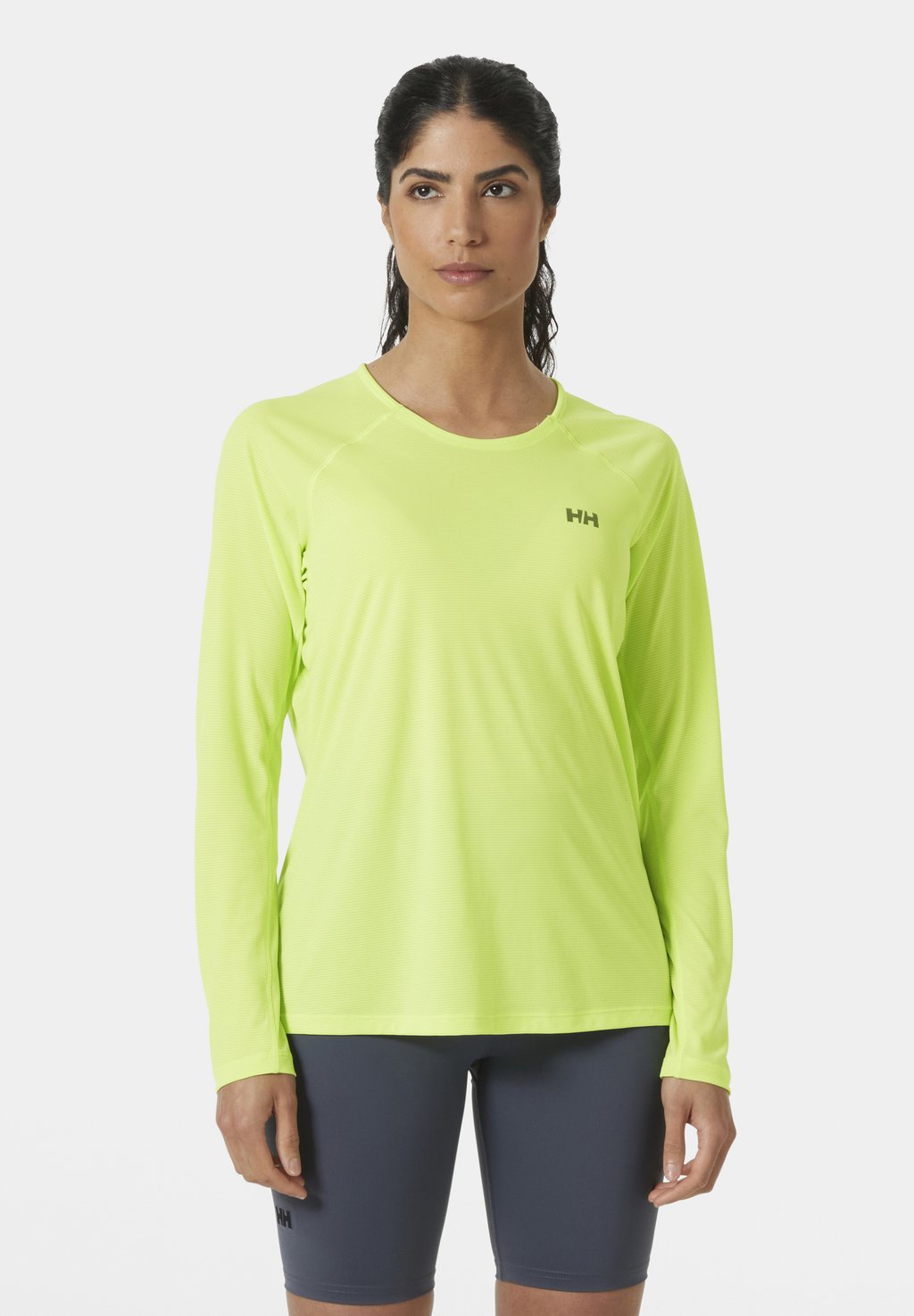 

Топ с длинными рукавами TRAIL Helly Hansen, неоновый зеленый