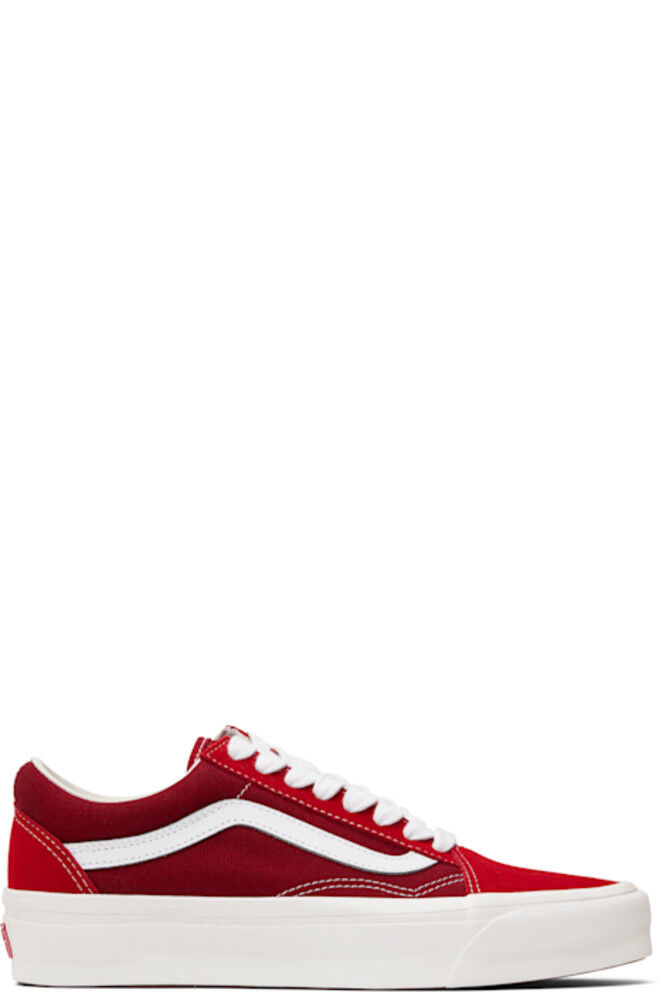 

Красные замшевые кеды Old Skool Premium Vans