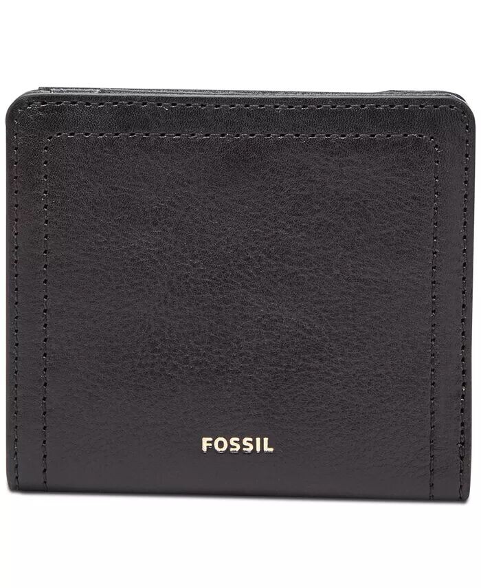 

Маленький кожаный кошелек Logan Bifold Fossil, черный