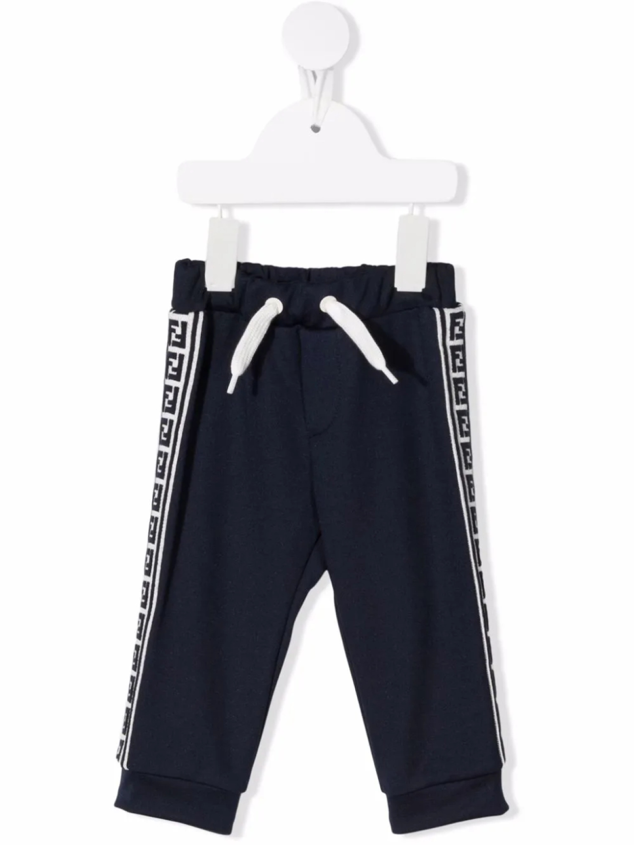 

Спортивные брюки с логотипом FF Fendi Kids, синий