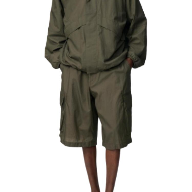 

UNIQLO Clare Waight Keller C Collection SS25 карго шорты мужские olive